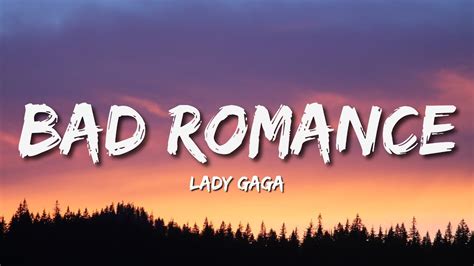 lady gaga bad romance lyrics translate